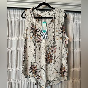 Tie Neck Sleeveless Top